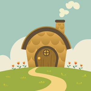 可爱的小房子图片