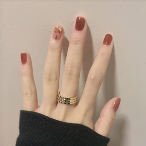 酒红色指甲油夏天女2021年新色可剥撕拉免烤快干持久无毒脚趾显白