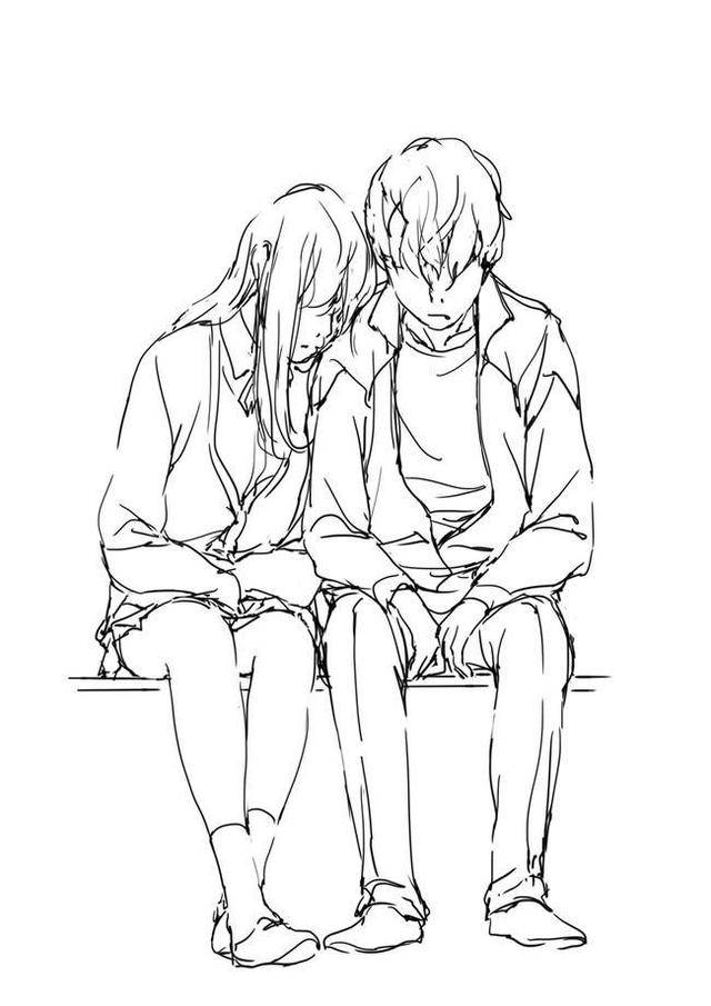 推荐暖暖的情侣姿势绘画素材赶紧来祝福这对新人叭