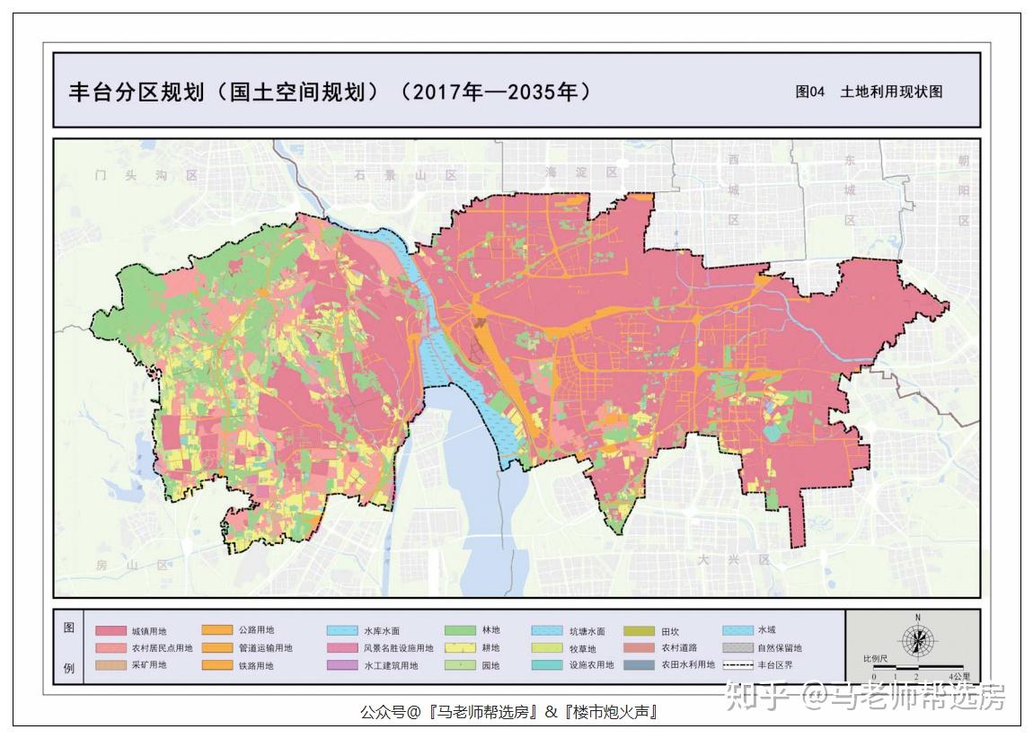 北京置业密码丰台区分区规划国土空间规划20172035