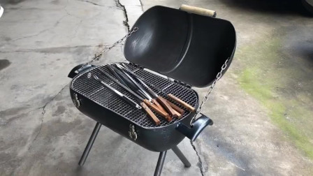 废弃煤气罐,手艺人成功改造烧烤炉-科技-高清完整正版视频在线观看