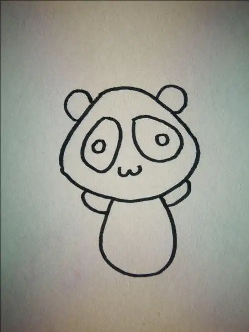 的小熊猫几步画只可爱的小熊猫正在趴着休息的可爱小熊猫简笔画步骤图