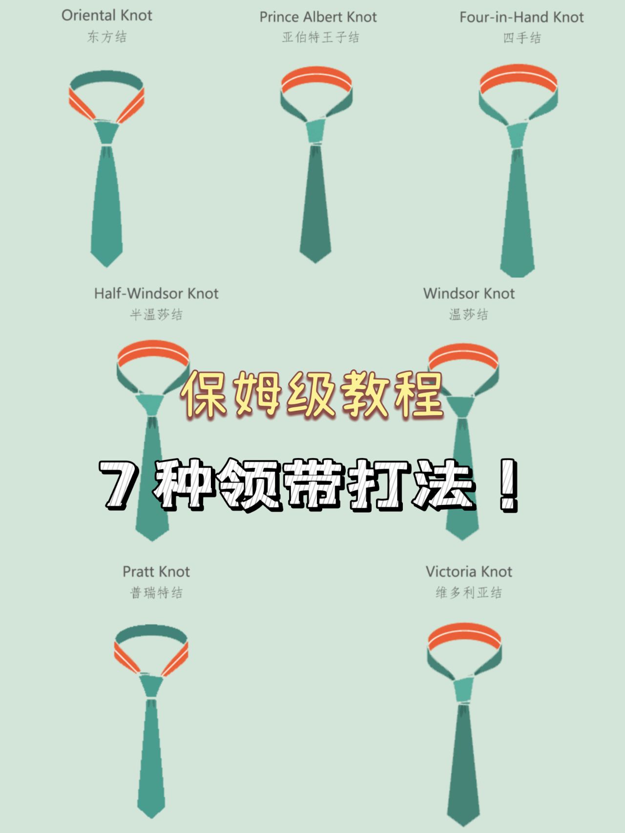 打法教程 男人的领带如同女人脖颈之间的珠宝 能提升个人的时尚魅力