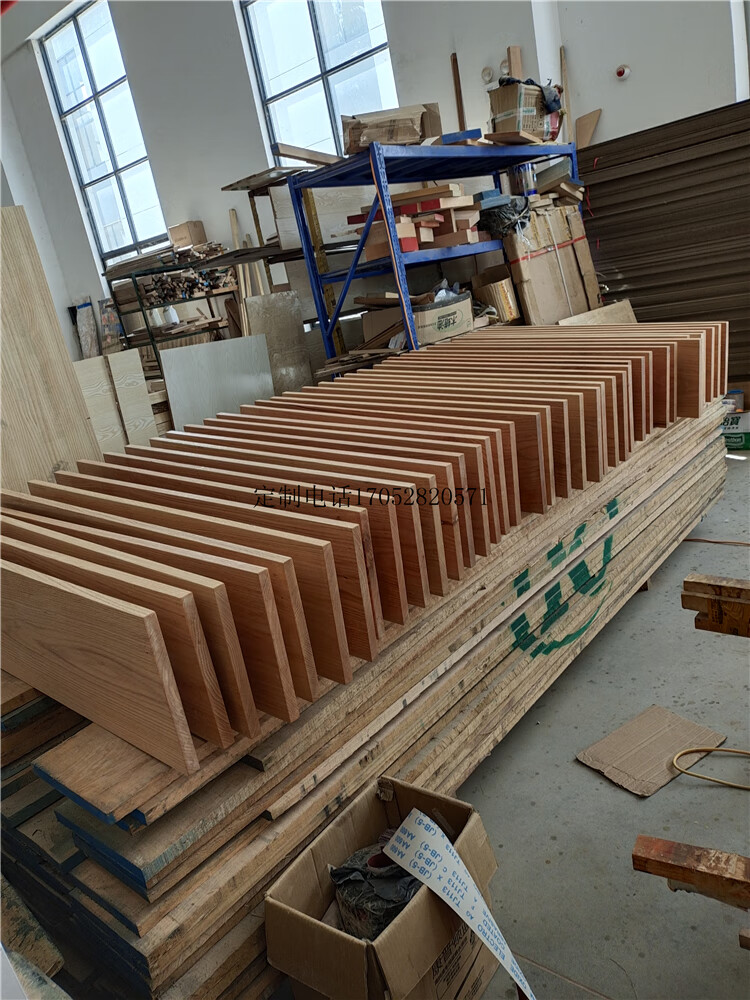 仁聚益红橡木原木实木板材定制家具桌面板加工窗台板楼梯踏步板隔板