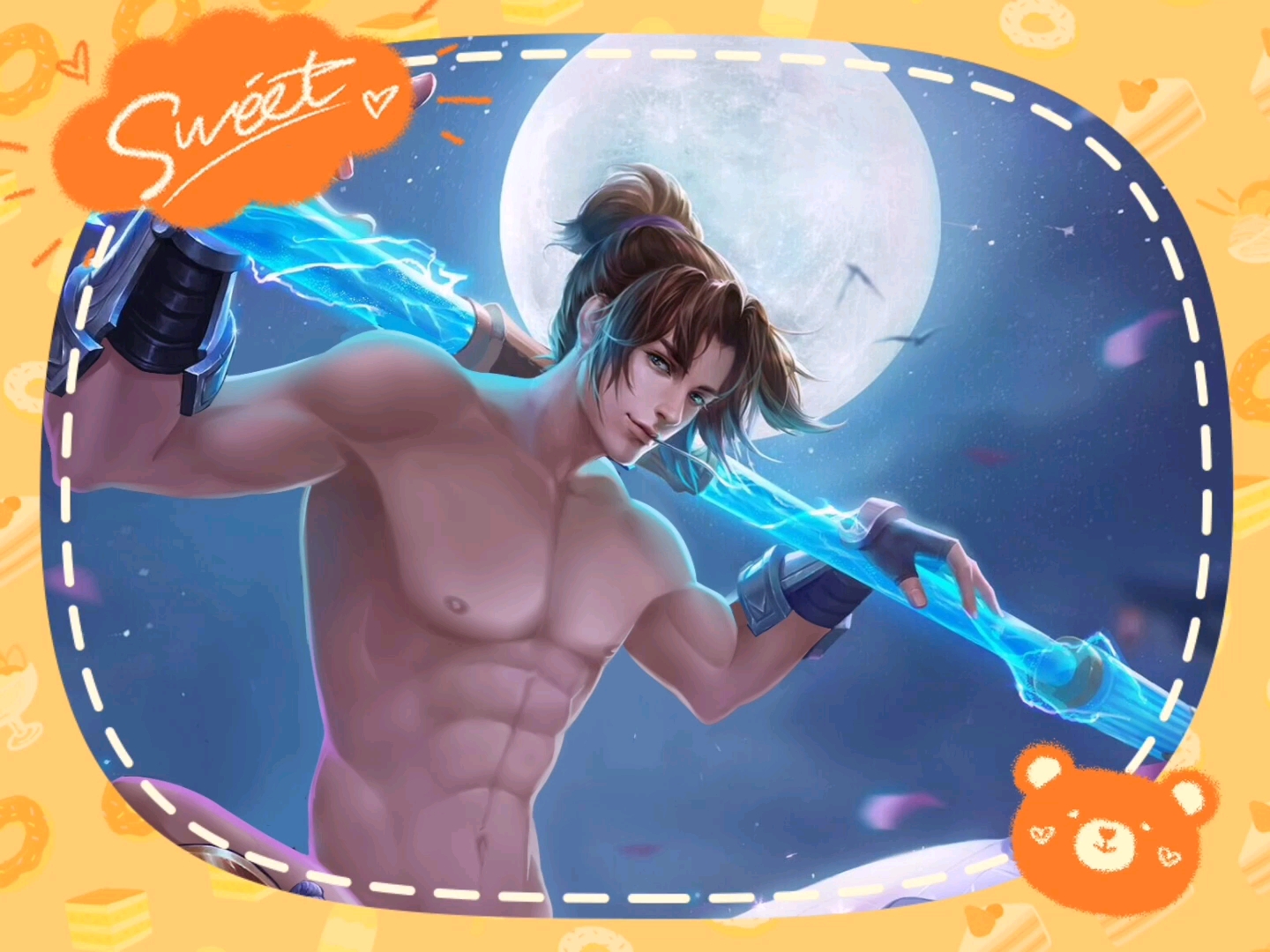 王者男英雄腹肌