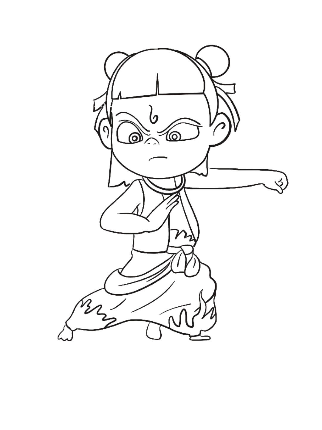 简笔画教程  #简笔画  #哪吒之魔童降世