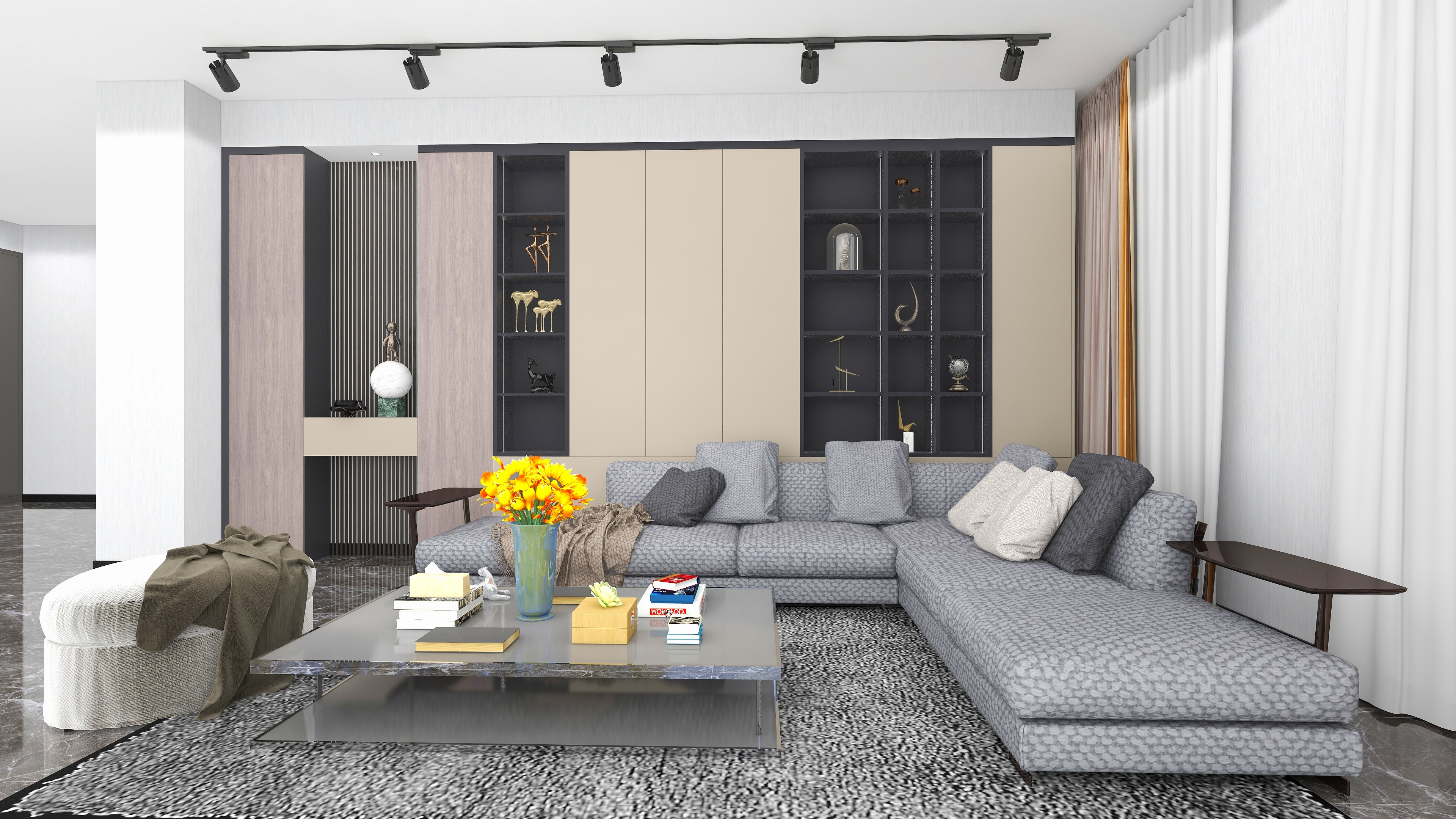 鲁丽全屋定制|客厅空间,关于家的温暖 - 知乎