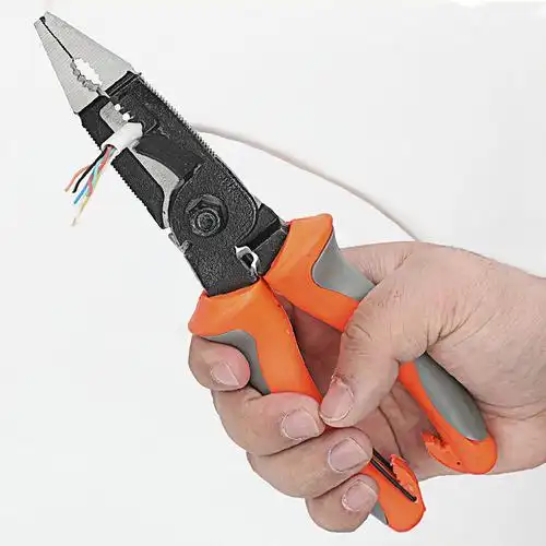 剥线电工专用工具电线电缆剪刀拨线钳子扒皮压线钢丝钳