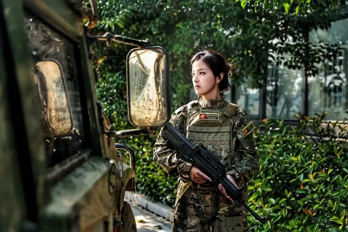 今日人设之麻辣女兵#军事写真 - 抖音