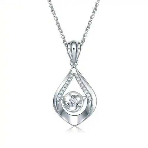 周大生百魅系列流光18k钻石吊坠