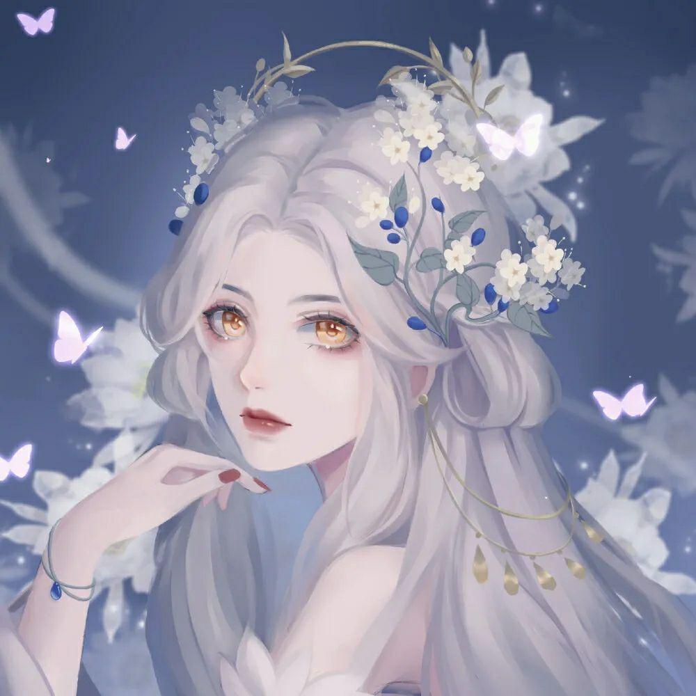 古风动漫女生头像玫瑰属于每个人是每个人都向往的浪漫