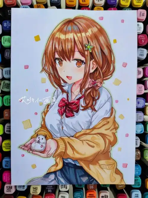 马克笔动漫人物手绘附步骤