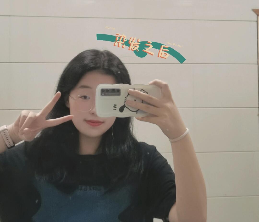 染发  #分层发色  #发色推荐  #琥珀铜褐之前头发分层看着难受死了