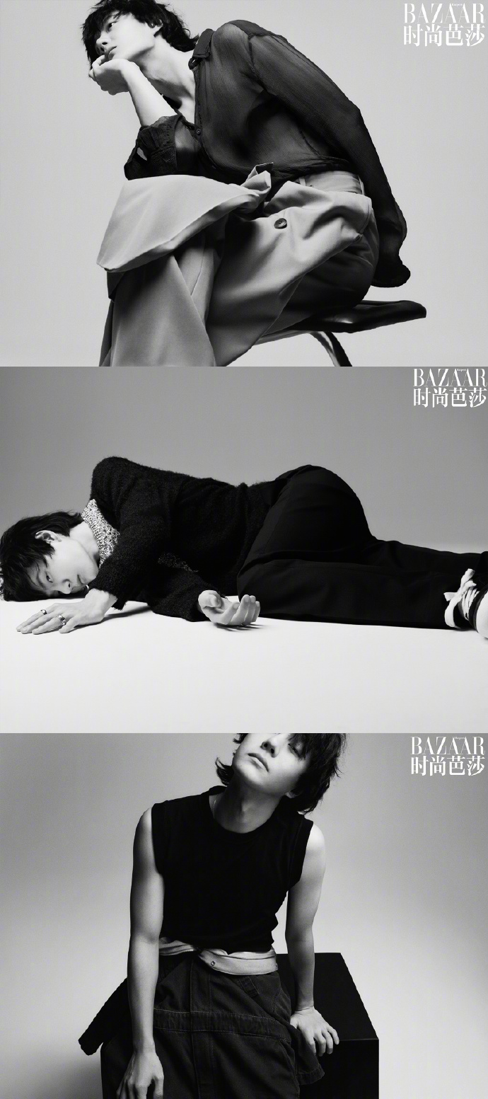 王一博时尚芭莎开年封面##王一博素颜大片##时尚芭莎 王一博