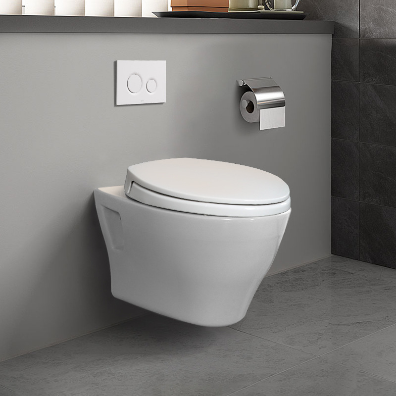 恒白壁挂式马桶cw941b家用陶瓷悬空坐便器隐藏水箱入墙式墙排挂厕