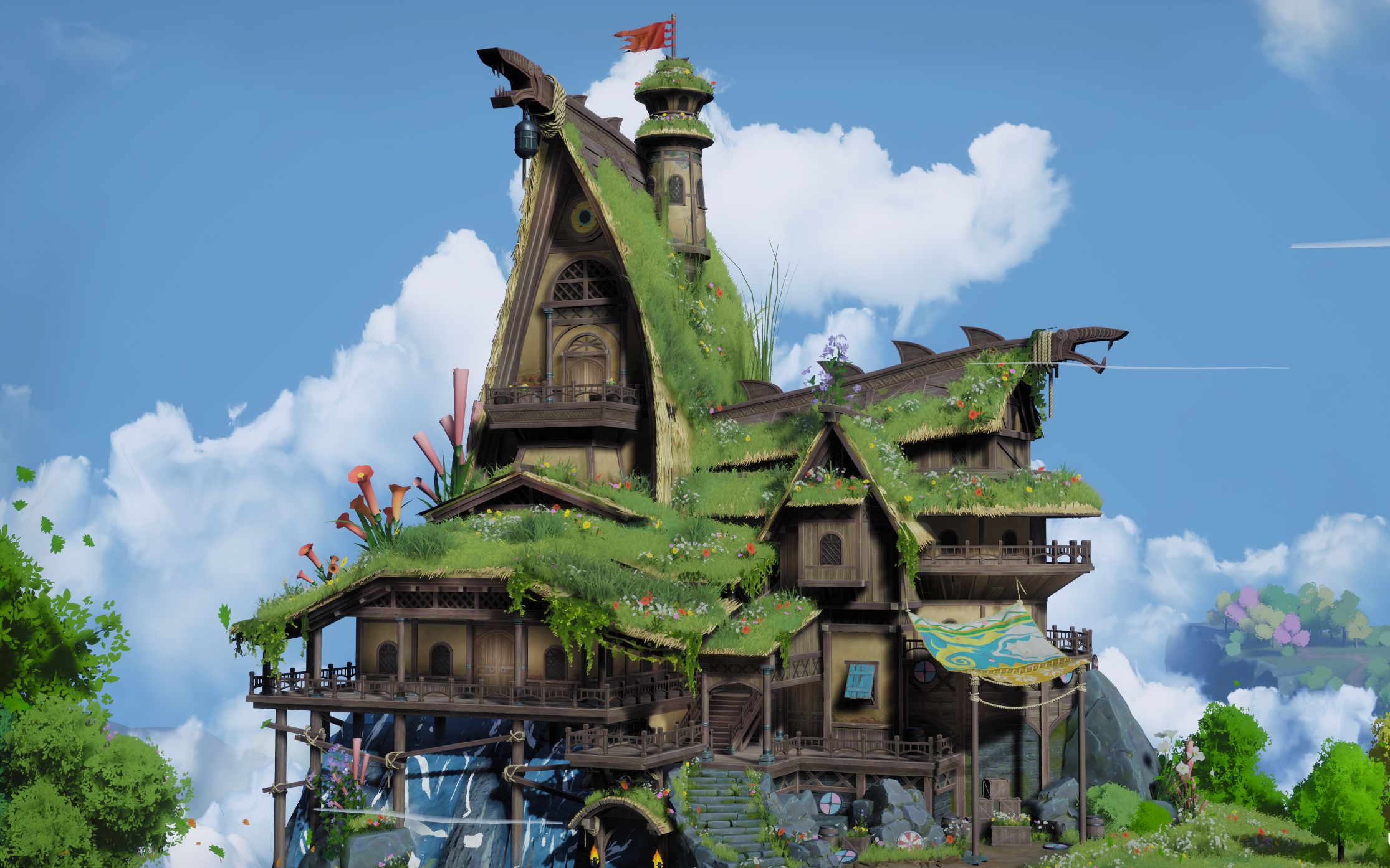 风格化场景作品