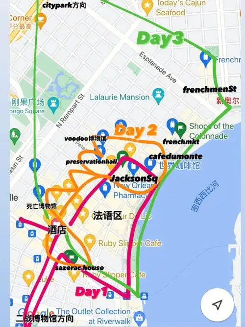 无废话攻略nola新奥尔良四天三夜