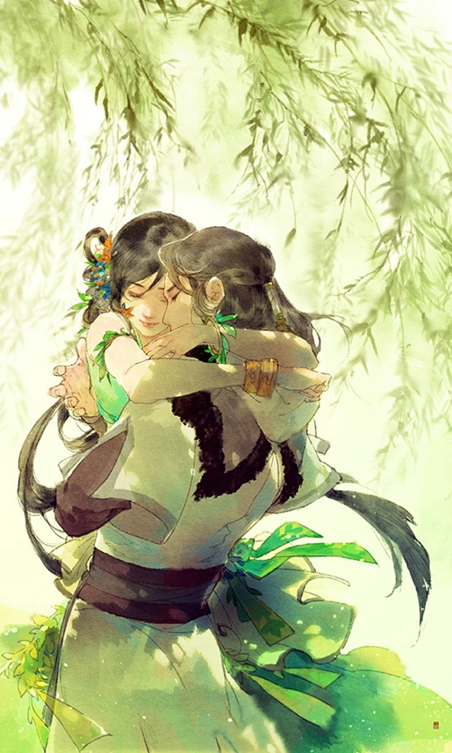 古风情侣 古装情侣 情侣 古代 古风人物 仙侠 唯美 爱情 恋爱 游戏