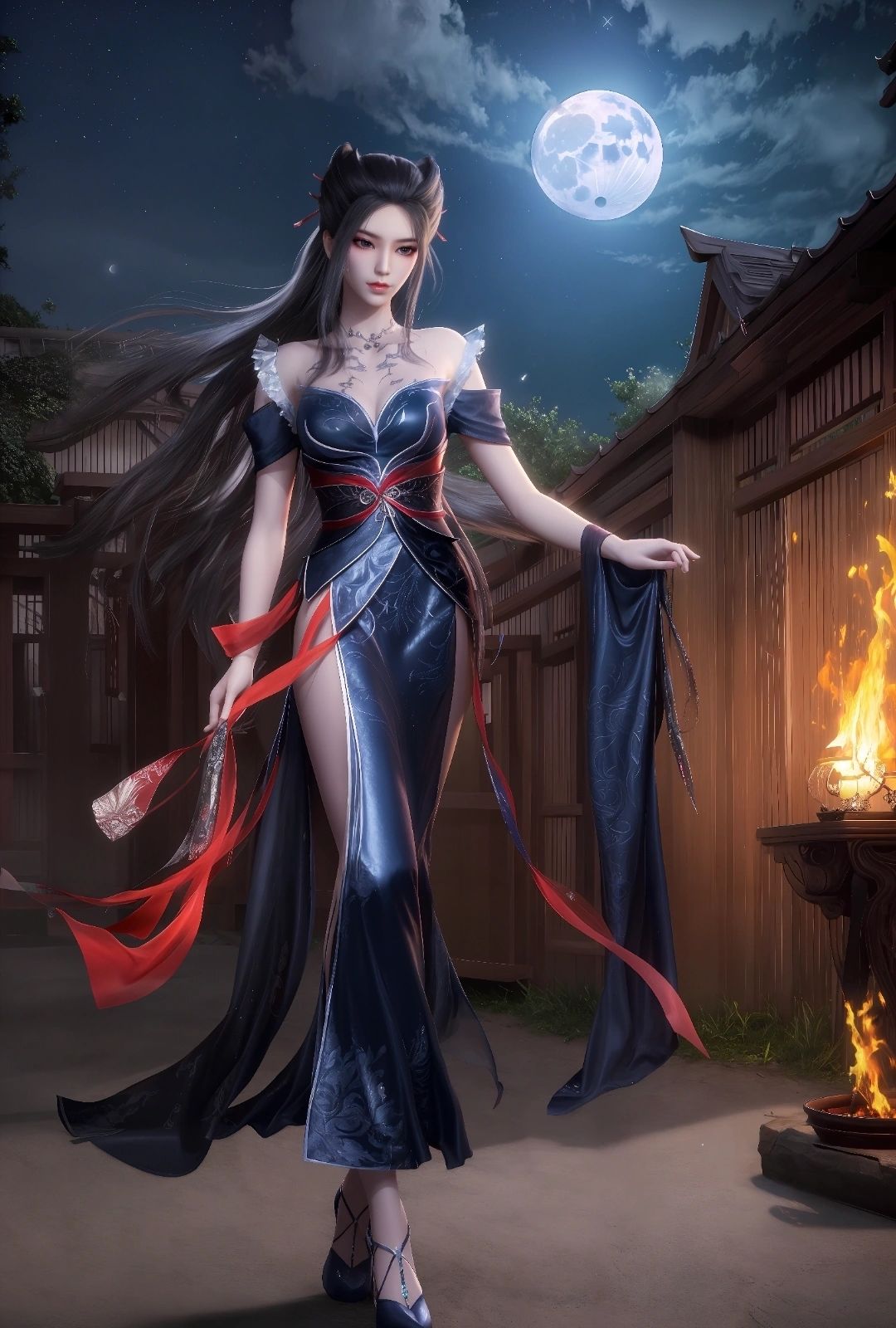 国漫第一女神焰灵姬#动漫壁纸# #天行九歌