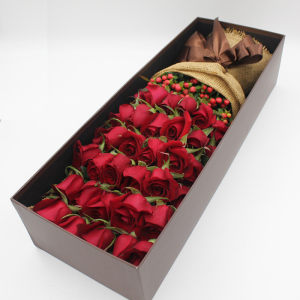 玫瑰花鲜花礼盒图片