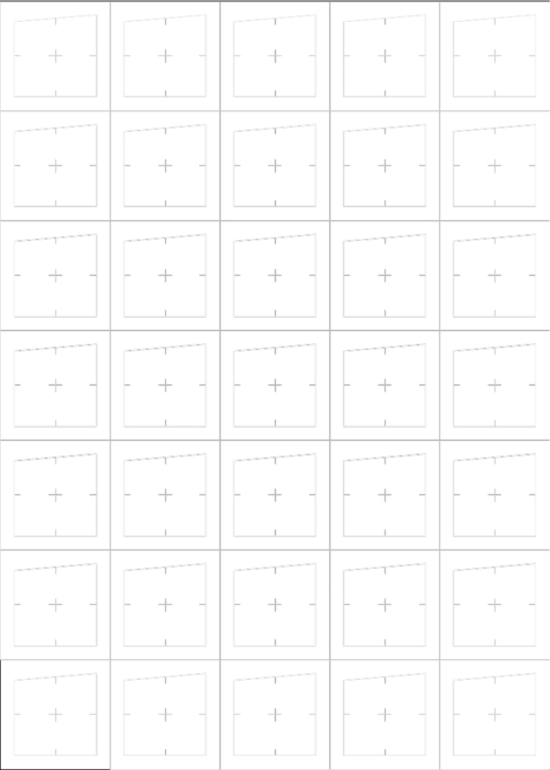 八卦格梯形格字帖
