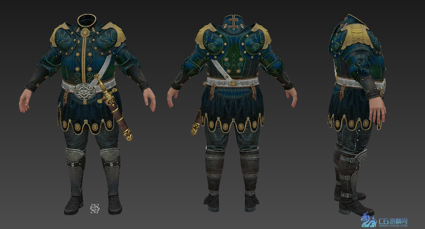 次世代npc护卫长角色模型