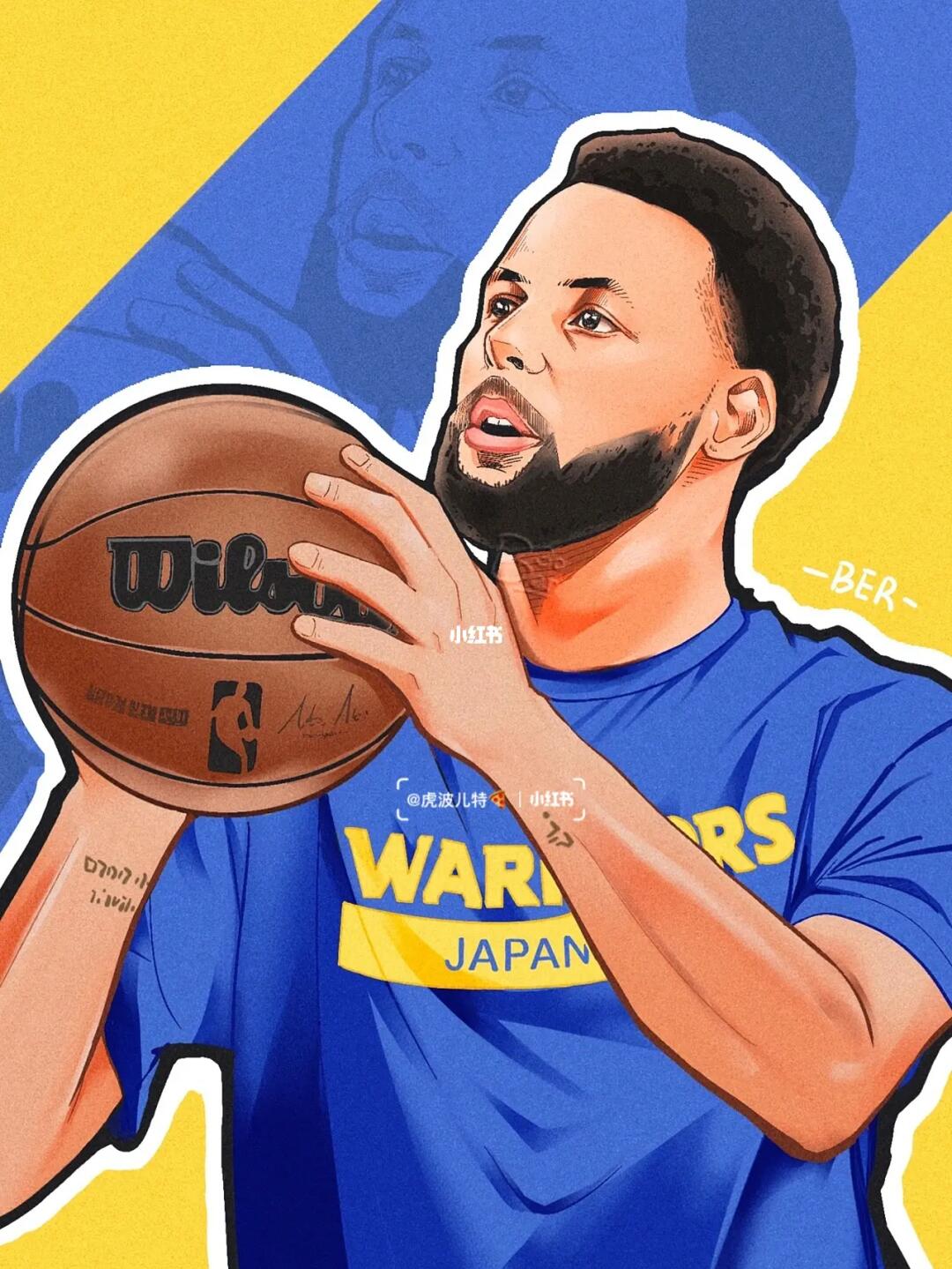 挑战画100个库里-18/100