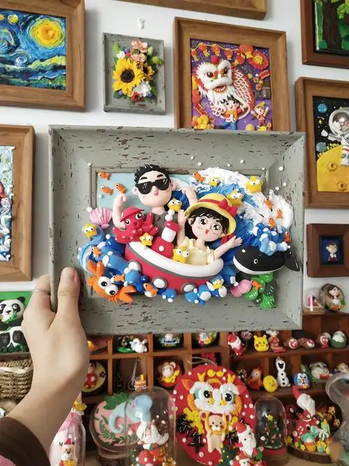 天奇的粘土画|手工艺|其他手工艺|张天奇 - 原创作品 - 站酷 (zcool)