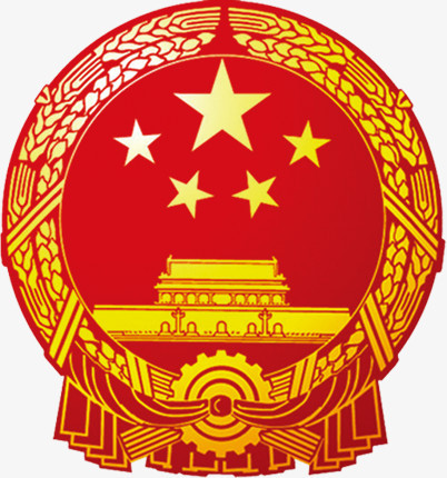 本作品全称为《红色党政风一枚耀眼的党徽创意元素》,在整个配色上