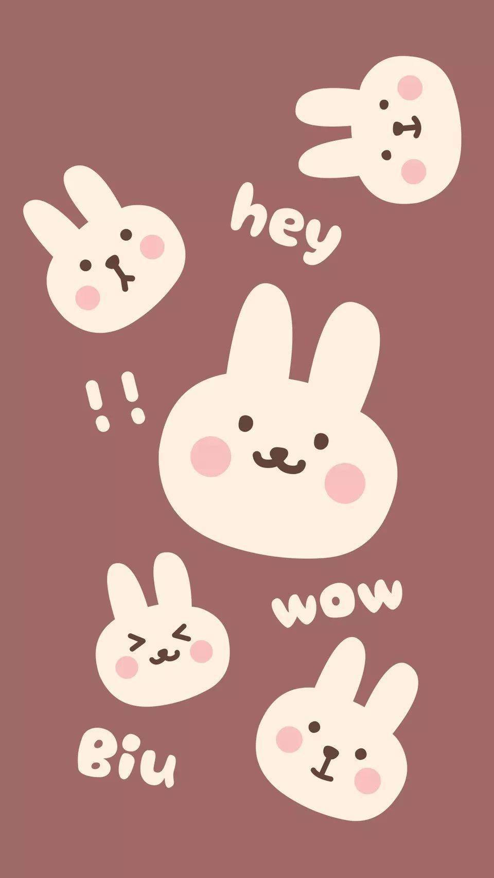 手机壁纸可爱萌萌哒卡通壁纸背景图