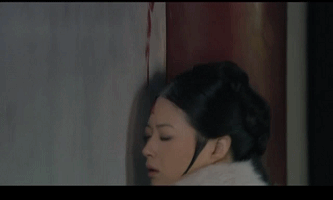 蒋欣华妃虚脱撞墙gif动图_动态图_表情包下载_soogif