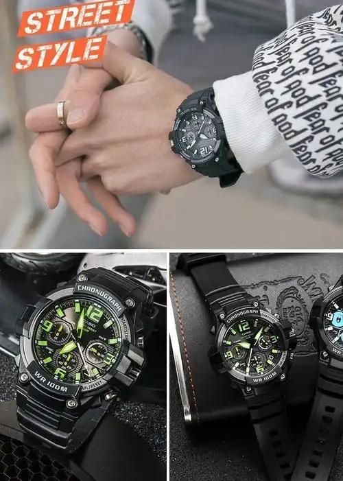 卡西欧casiosportmcw100h休闲时尚运动男表石英手表mcw100h1avdf