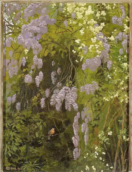 这一架紫藤,隔开了俗世_瀑布_克劳德·莫奈_先生