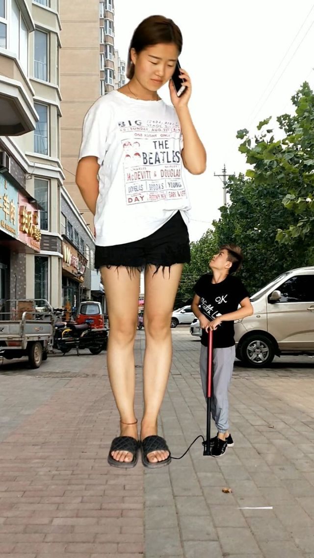 美女巨人,喜欢的朋友红心点一点