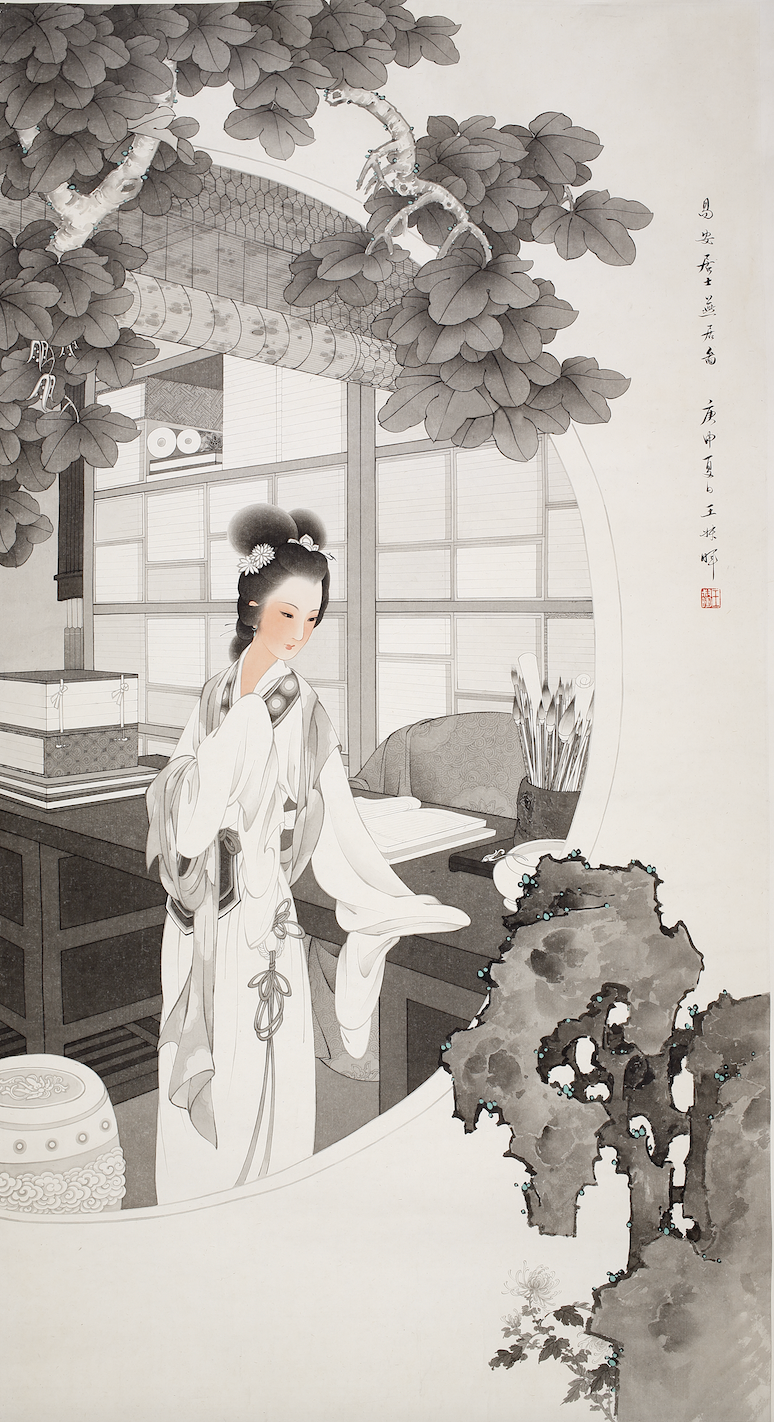 有喜欢的事能一直做下去人生就很好了中国工笔仕女大师王叔晖