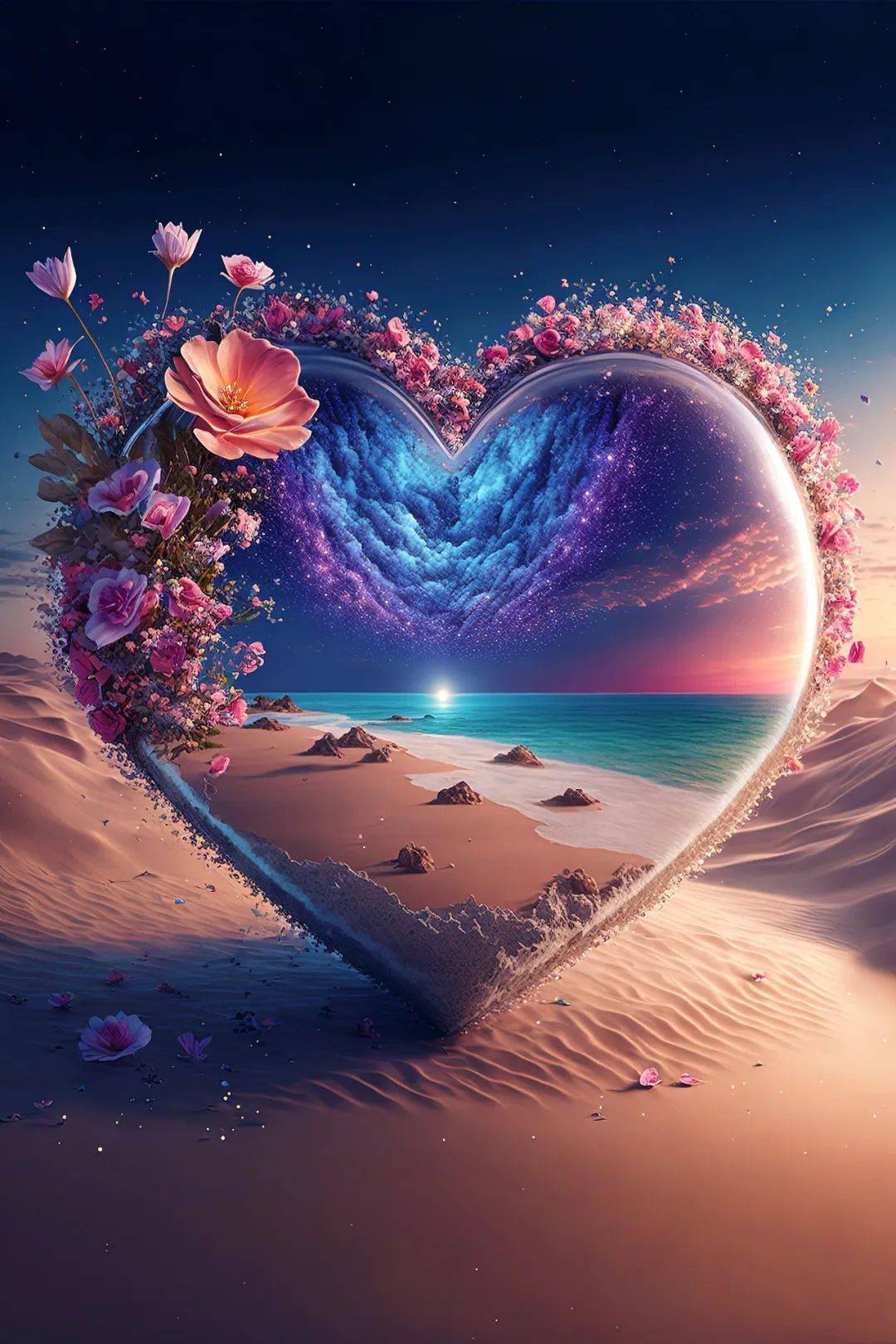 梦幻壁纸 好漂亮呀 仙气背景图 治愈系风景壁纸 欣赏美图美景_屏幕