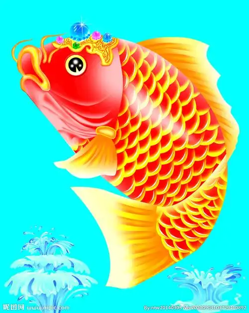 鲤鱼跳龙门上图片