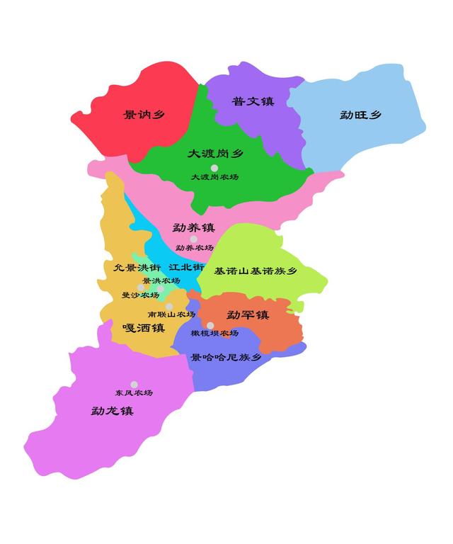 云南县市区系列——景洪市