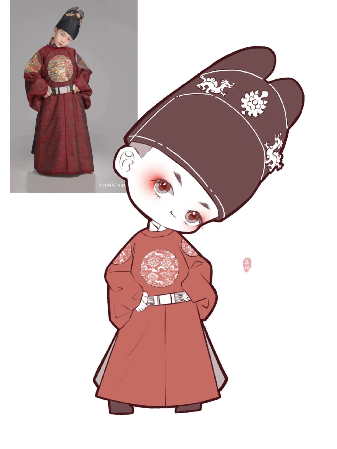 q版速写 #q版人物# #q版#古风#绘画# #速写##古风插画##可爱