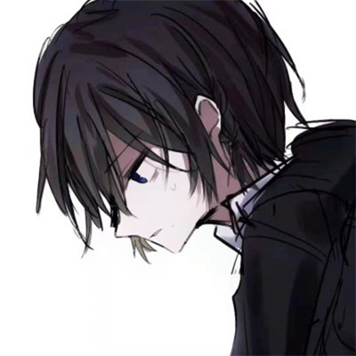 动漫男头像帅气高冷温柔治愈男生头像动漫冷酷侧脸高级感十足