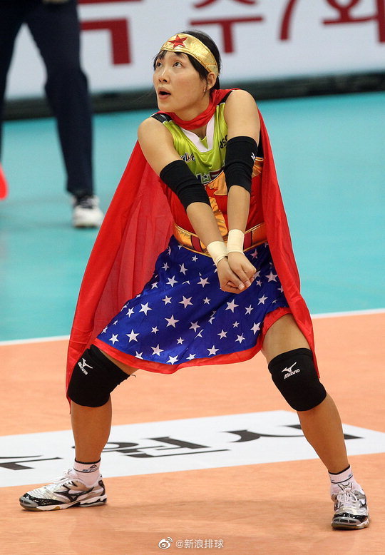 36岁韩国女排自由人金海兰原本将在今年东京奥运结束后退役_高清图集