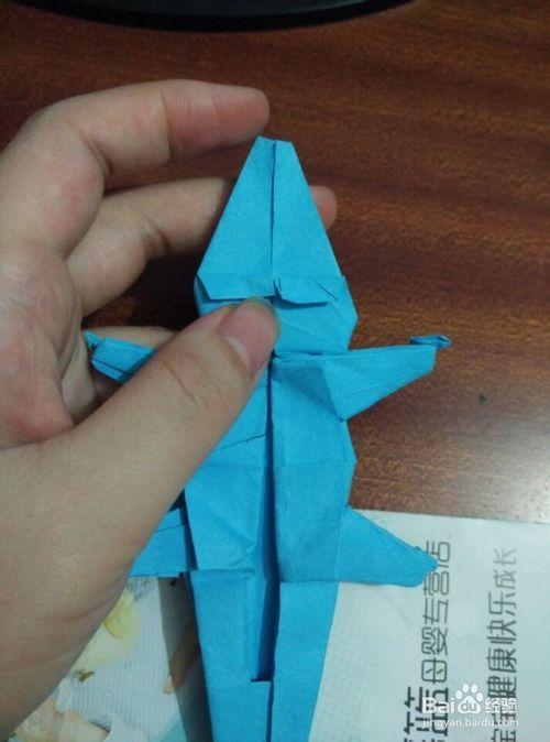 鳄鱼折纸教学