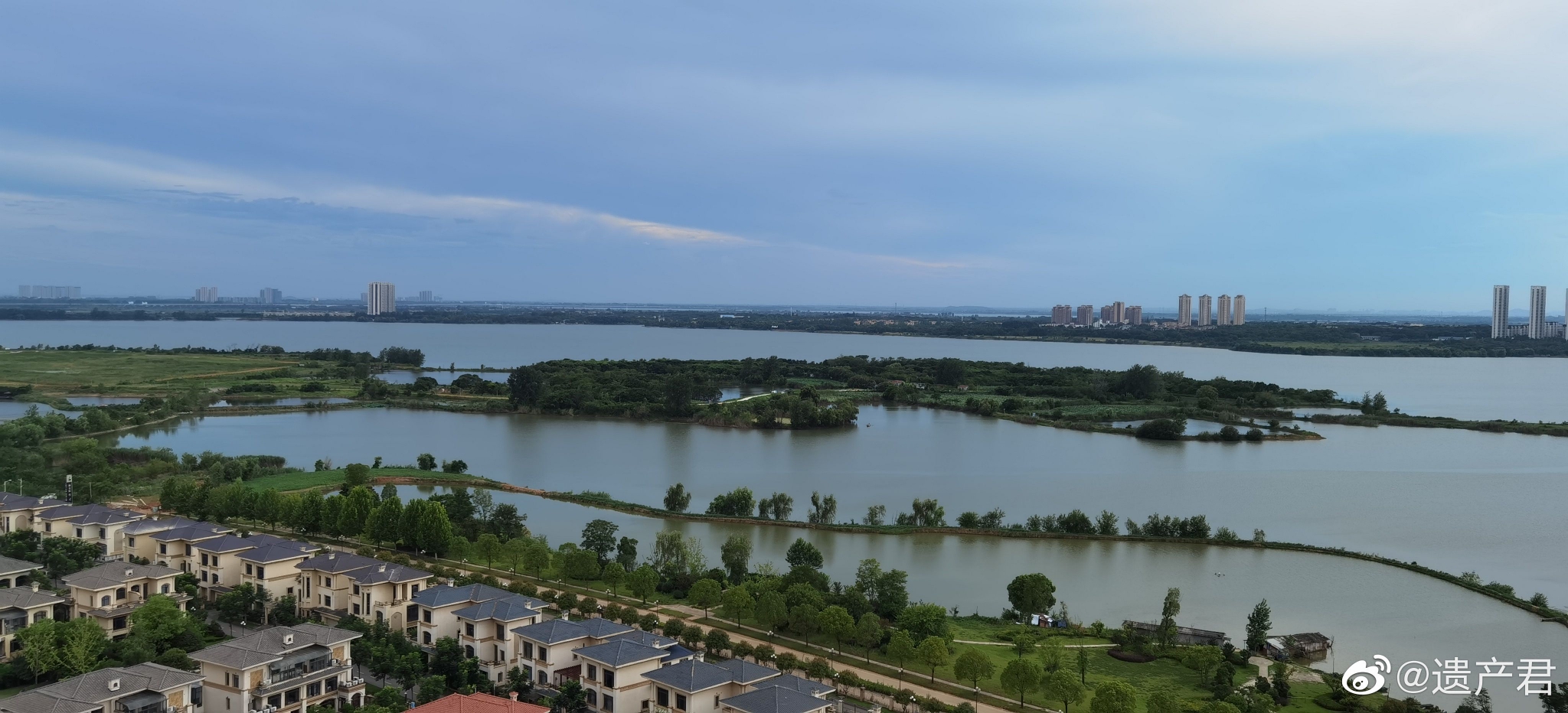 鄂州红莲湖第一次看到这个角度的