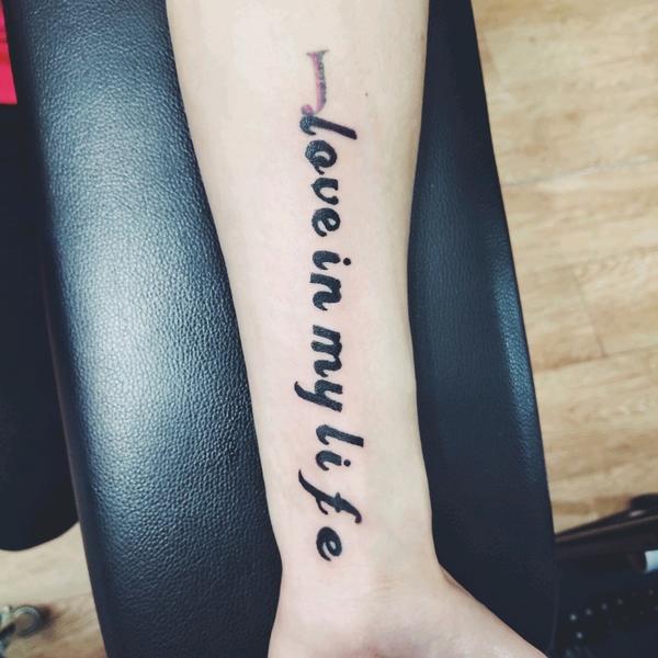 一生所爱一生所爱 英文字母 _纹身吧社区 - 纹身大咖