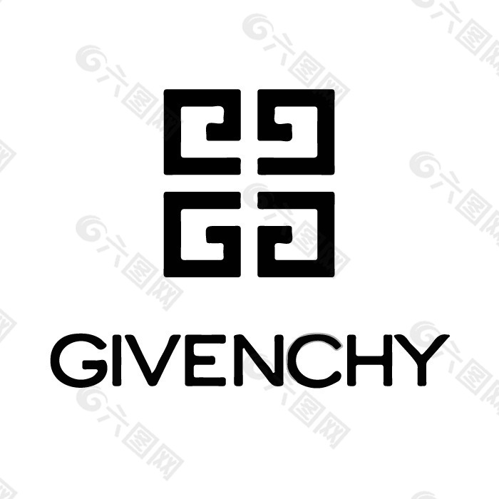 印花矢量图 奢侈品牌专题 givenchy 纪梵希 文字 免费素材