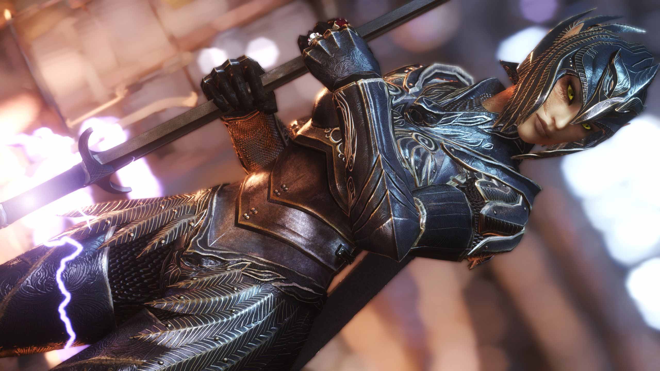 [上古卷轴5:天际重制版 真正的精灵盔甲mod v1.