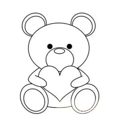 简笔画小熊怎么画 简笔画小熊怎么画可爱