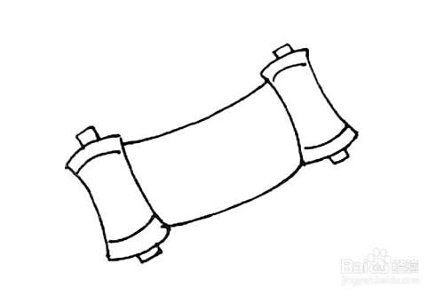 卷轴简笔画怎么画