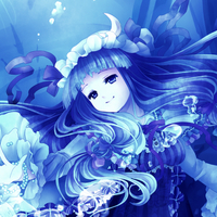 找几个蓝色系动漫头像多一点我就提高悬赏