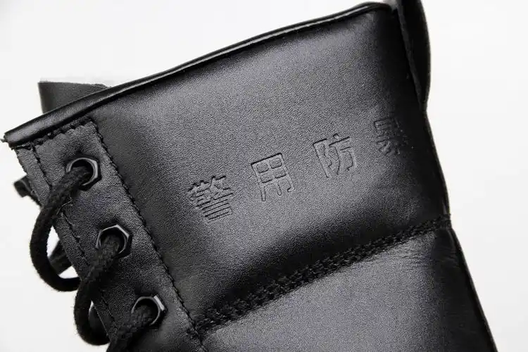 警用防暴羊毛靴129c